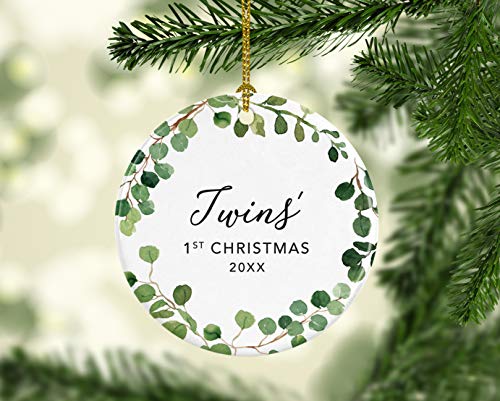 Custom Year Round Ceramic Porcelain Christmas Tree Ornament Keepsake Collectible Gift