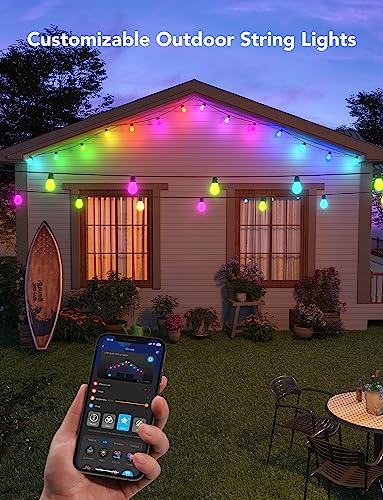 Smart Outdoor String Lights H7015 (48 Foot)