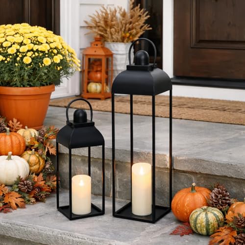 25'' 19'' Lanterns Decorative Outdoor Indoor (2 Count)