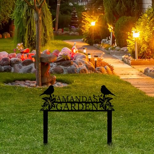 Personalized Garden Sign with Stake