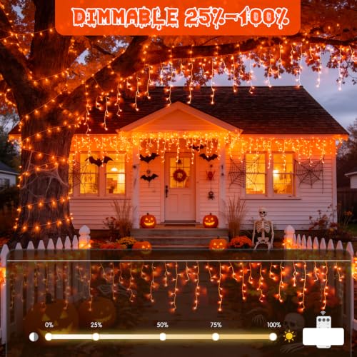 Orange Halloween Lights Outdoor