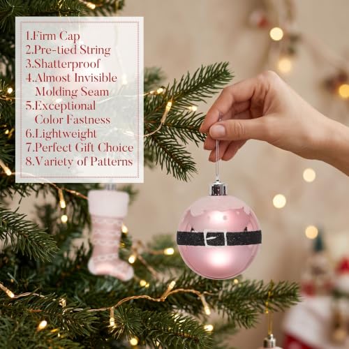 70ct Christmas Ball Ornaments Tree Decorations Set (70 Count)