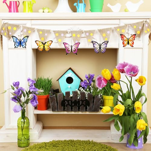 36PCS Wooden Hollow Butterfly Ornaments to Paint (36 Count)