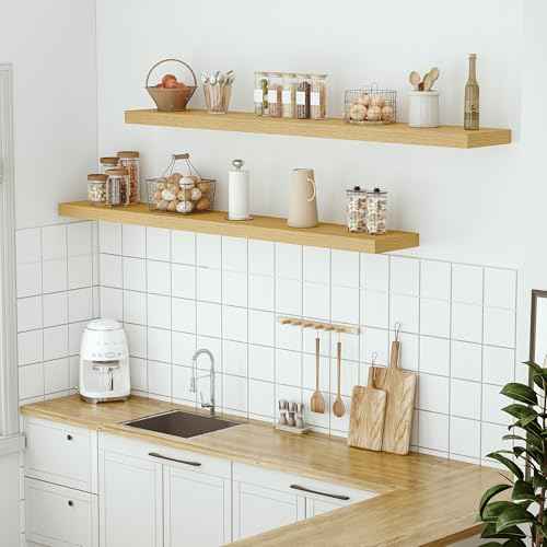 Deep Floating Shelves 55x10” Set of 1