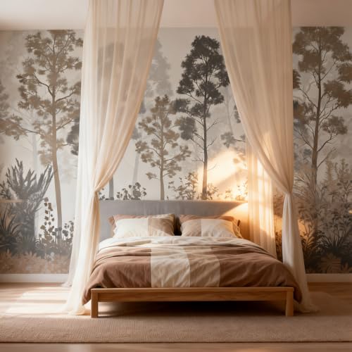 Tropical Jungle Peel and Stick Wallpaper Trees Walls Mural