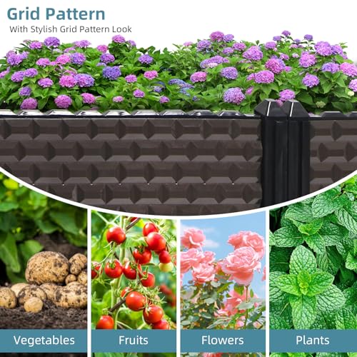 Large Planters for Outdoor Plants 20" Tall Planter Box (5 Count)