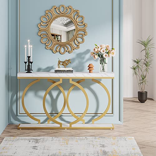 Gold Console Table