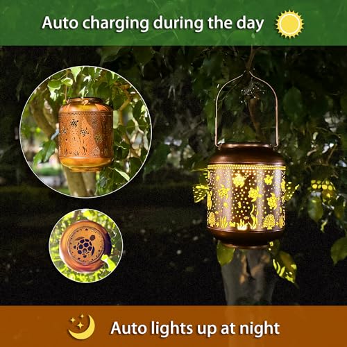 Sea Turtle Solar Lanterns Outdoor Waterproof