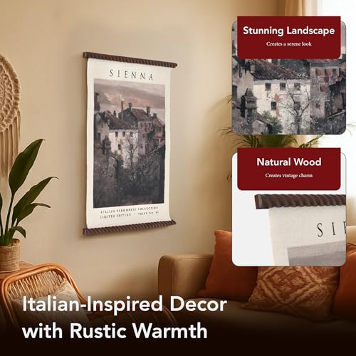 Spindle Tapestry Sienna Wall Hanging