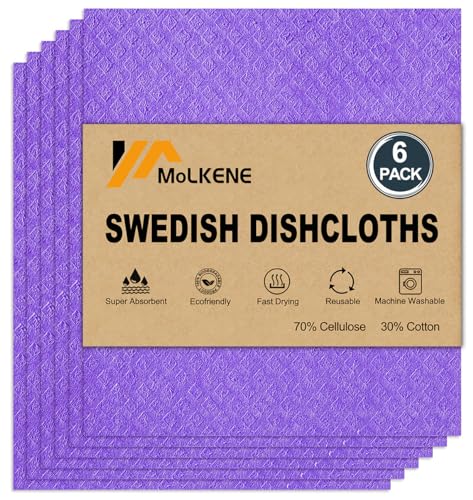 Swedish Dishcloths for Kitchen (6 Count)