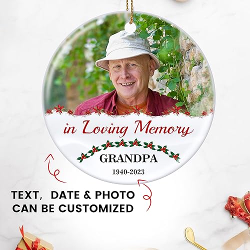 Personalized Memorial Christmas Ornaments 2026