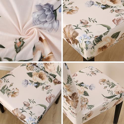 Pattern Chair Covers for Dining Room Set of 6
