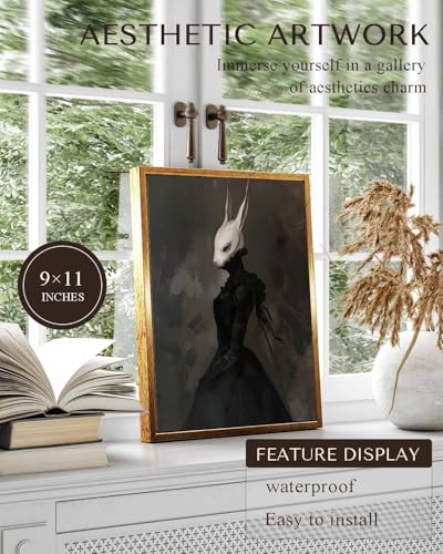 Framed Canvas Wall Art Home Decor Gothic Room Decor Prints