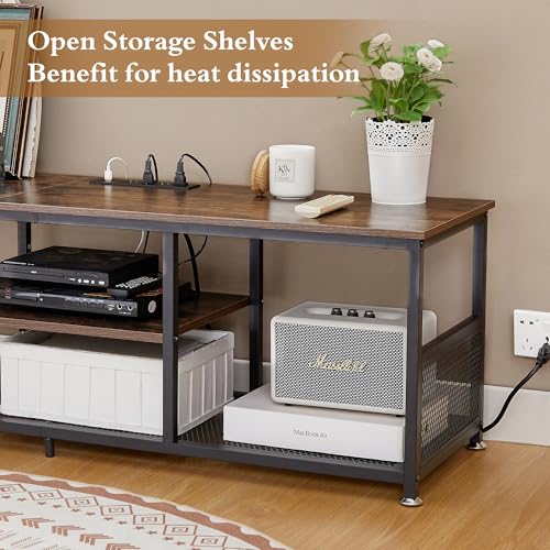 TV Stand with Power Outlets for Televisions up to 65Inch