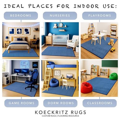 Soft & Colorful 5' x 8' Kids Classroom Area Rug