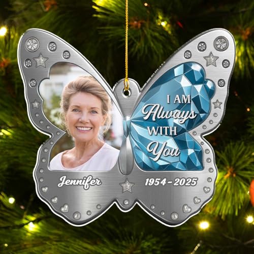 Personalized Memorial Butterfly Ornament