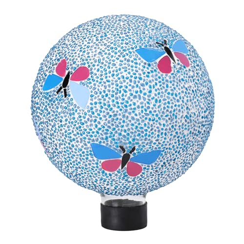 Gazing Ball 8" Glass Gazing Balls Sphere for Garden Lawn Outdoor Ornament Yard Decorative