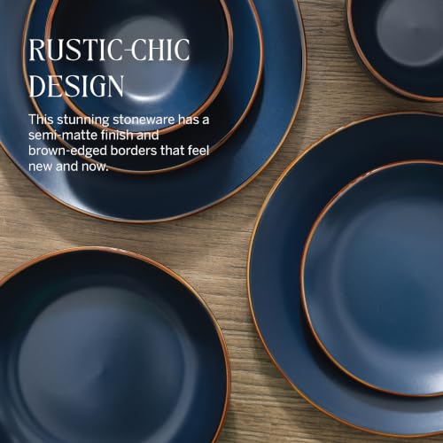 Brasa Stoneware 16 Piece Modern Dinnerware Sets