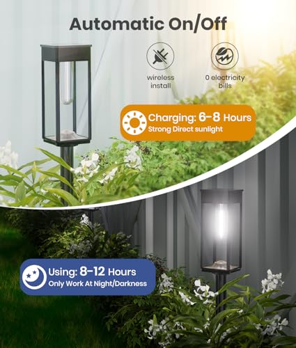 Bright Solar Pathway Lights (8 Count)