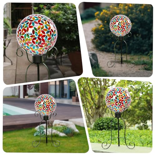 Gazing Balls 8" Glass Gazing Ball Sphere for Garden Outdoor Decor