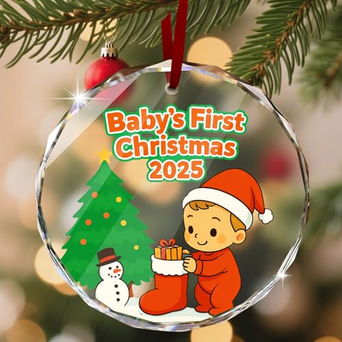 Custom Christmas Ornament Glass