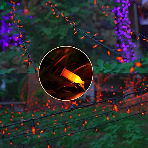 2 Pack 50 LED Outdoor Halloween Lights (32 Foot)