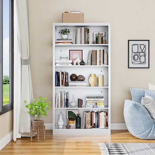 66" Tall Metal Bookcase