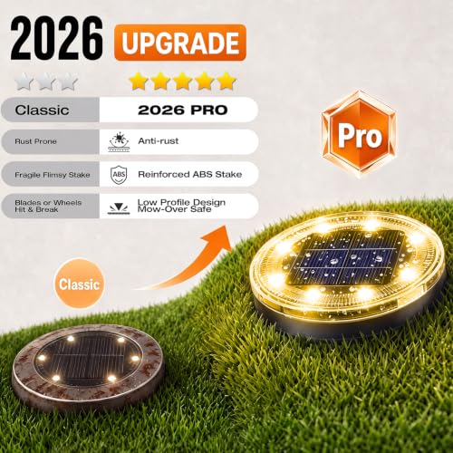 Mini Solar Ground Lights (4 Count)