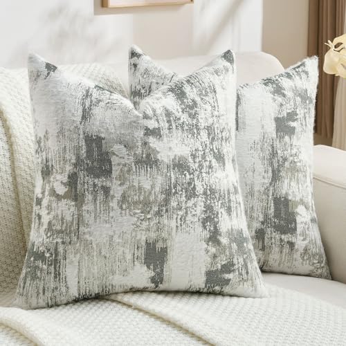 Pack of 2 Faux Cashmere Throw Pillow Covers 22x22 Inch (2 Count)