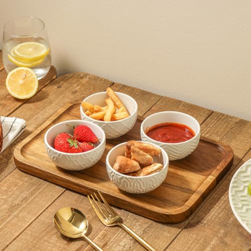 Sureasy 4 oz Mini Ceramic Dipping Bowls (5 Count)