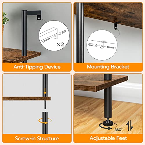 DIY Ladder Shelf