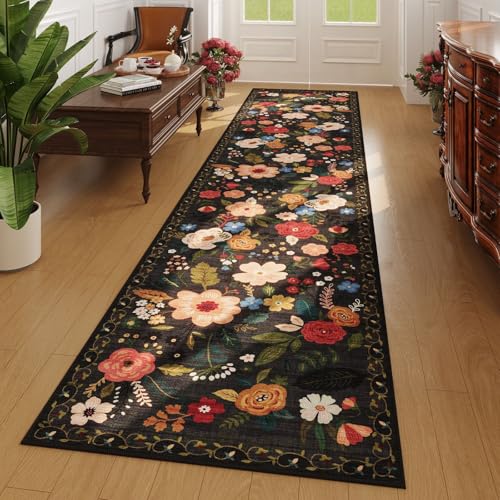 Long Hallway Runner Rug 2'7"x14' Washable (36.4 Sq Ft)