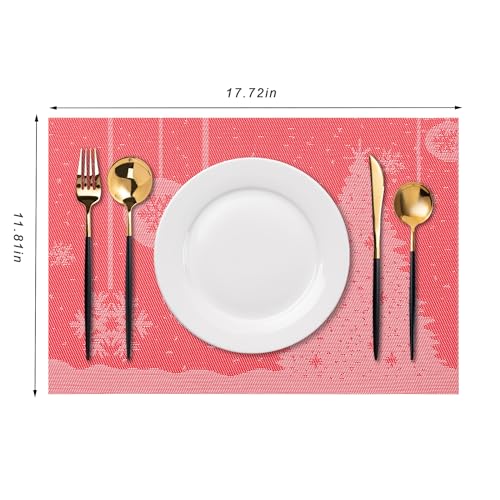 Placemats Set of 4 Washable Indoor (4 Count)