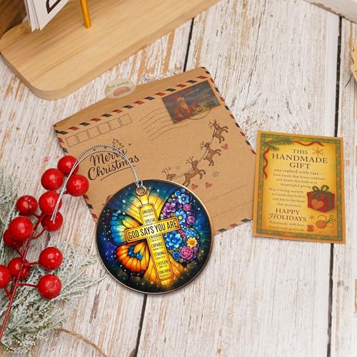 Nativity Cross Christmas Ornament 2026