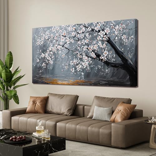 Flower Wall Art Decor Large Canvas Wall Art Decor For Living Room 29"X58"