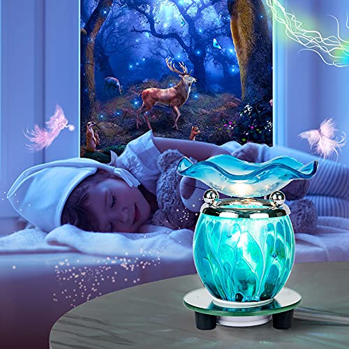 3 in 1 Electric Oil Warmer Scented Wax Warmer with with Auto Off Timer Candle Wax Melt Warmer Wax Melter Fragrance Wax Burner