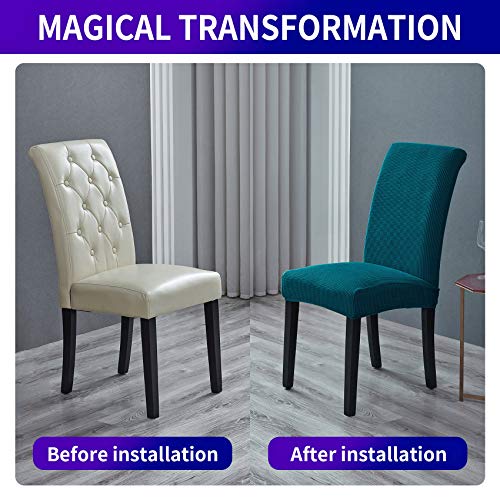 Stretch Chair Covers for Dining Room Set of 2