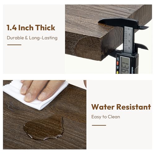 Elm Wood Floating Shelf 36x8” Set of 2 (2 Count)