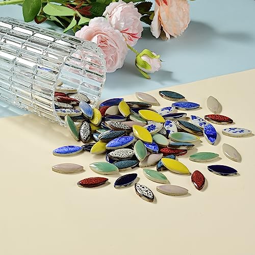 Blue Petal Ceramic Tiles Mosaic Tiles