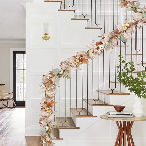2 Pack Fall Garland Maple Leaf (11.8 Foot)