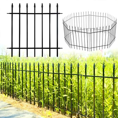 24" H x 24" W Decorative Metal Garden Fence (36 Sq Ft)