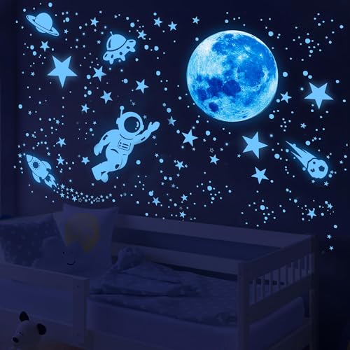 530Pcs Glow in the Dark Stars for Ceiling