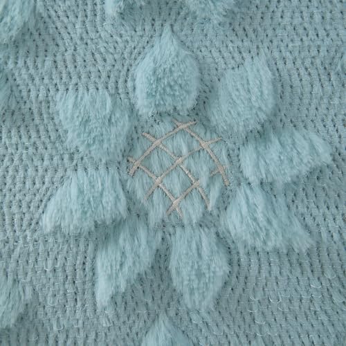 Spring Summer Pillow Covers 18x18 inch Set of 2 Blue Sunflower (2 Count)