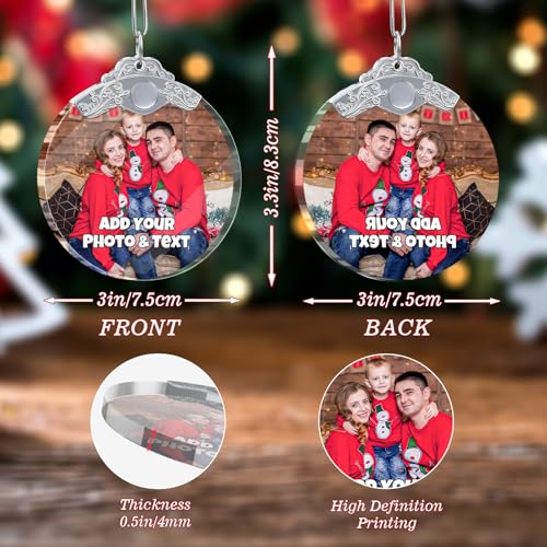 Personalized Christmas Ornament with Photo