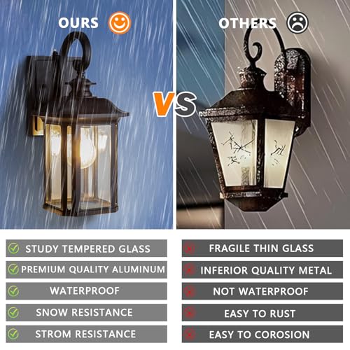 Dusk to Dawn Outdoor Wall Lighting