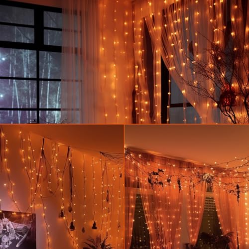 Christmas Mini String Lights Orange