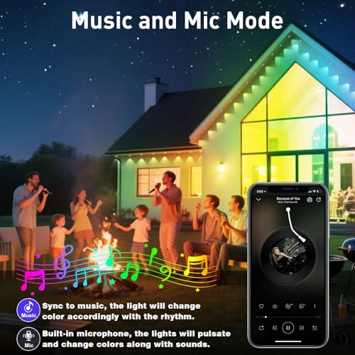 100FT Permanent Outdoor Lights