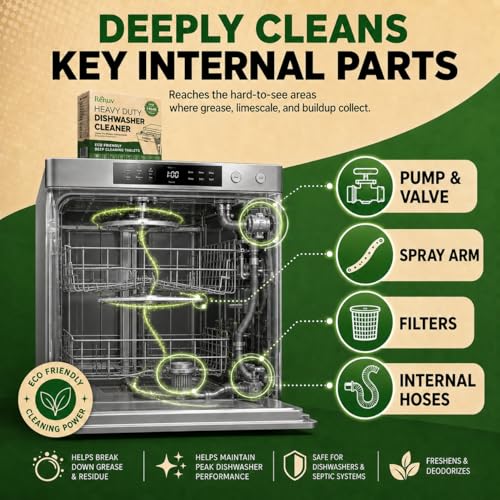 Dishwasher Cleaner + Garbage Disposal Cleaner (24 Count)
