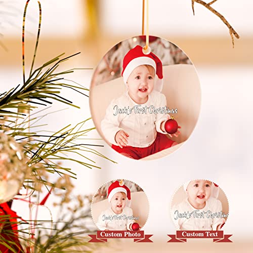 Personalized Christmas Ornaments 4 Pack