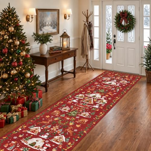Christmas 2x8 Hallways Runner Rug